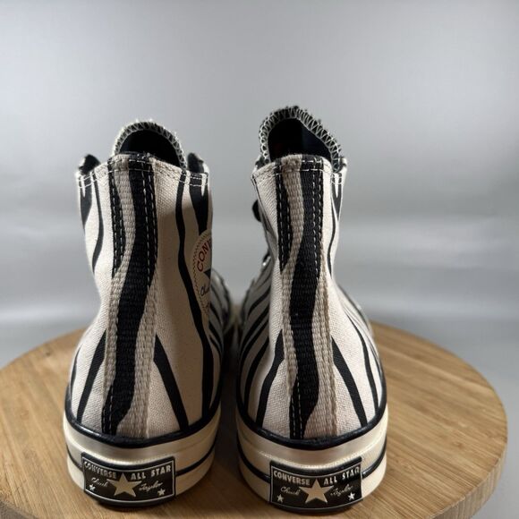 Converse‎ Chuck Taylor All Star 70 Hi Zebra Womens 10 Shoes Sneakers 163408c NEW - Picture 5 of 8